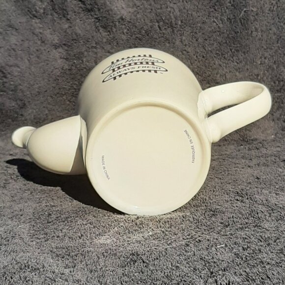 Tim Hortons 2 Cup Tea Pot White Always Fresh No Box - Picture 5 of 10